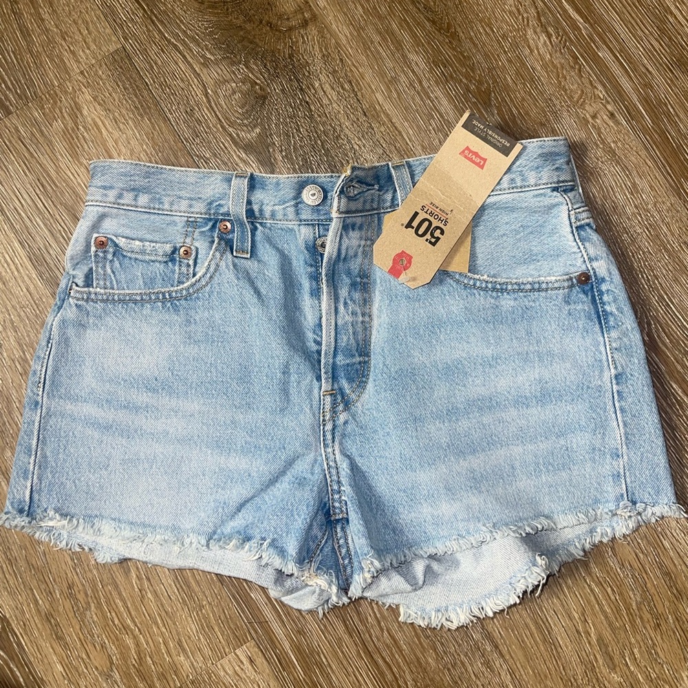 Levi’s 501 high rise shorts